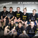 gr 9 badminton team