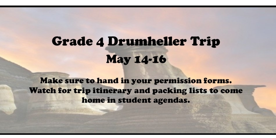 Gr 4 Drumheller Trip