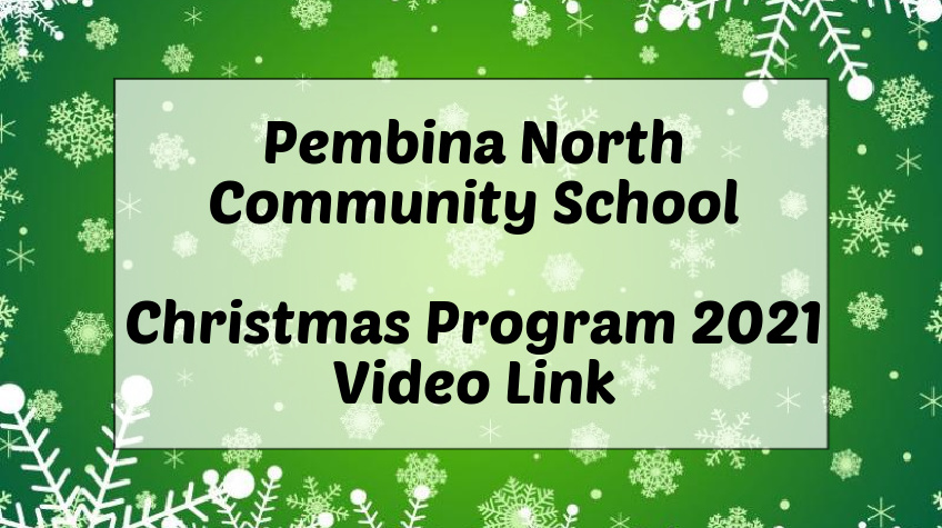 Video Link for Christmas Program 2021