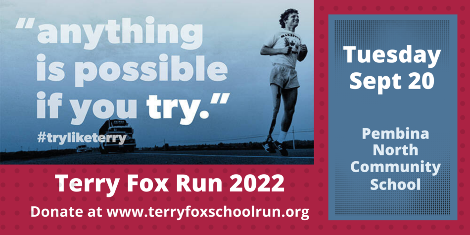 Terry Fox Run – Tuesday, September 20