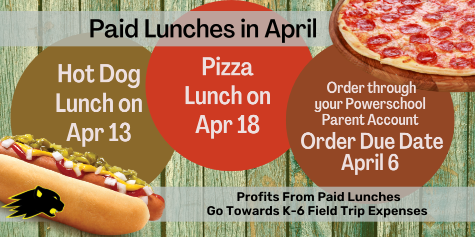 Paid Lunches in April