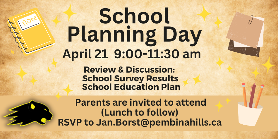 School Planning Day April 21
