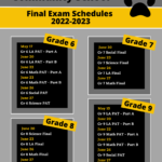 Final Exam Schedules 2022-2023