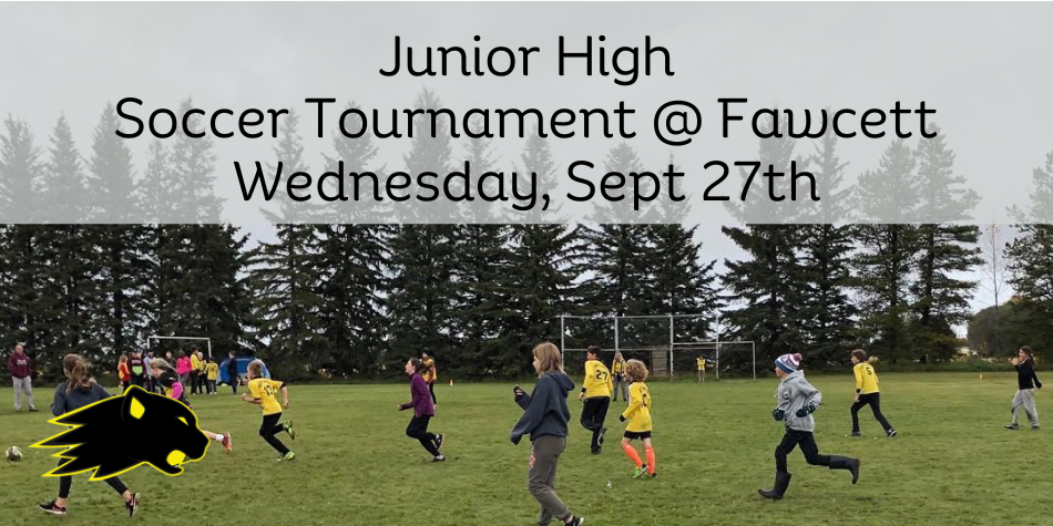 Jr High Fawcett Soccer Tournament Sept 27