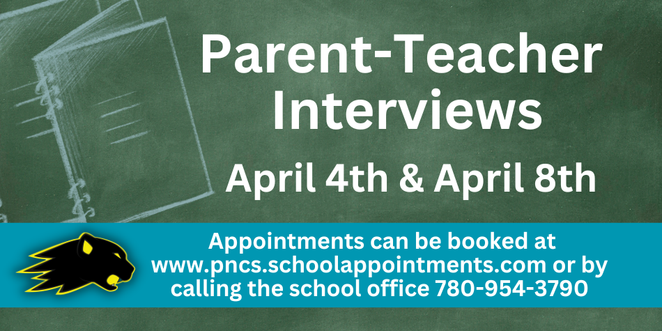 Parent-Teacher Interviews Apr 4 & 8