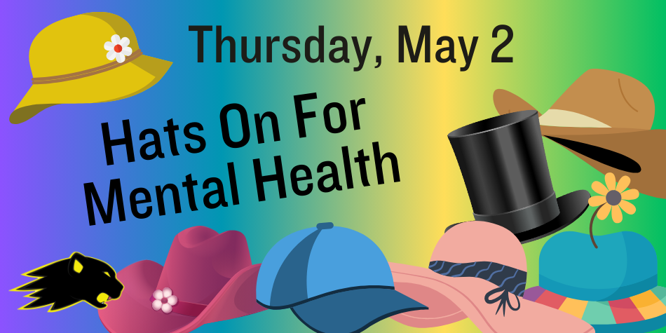 Hats On For Mental Health on May 2nd