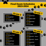 Final Exam Schedules 2023-2024