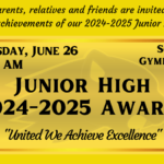Parent Invitation for Jr High Awards