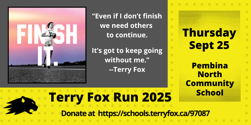 Terry Fox Run on September 25