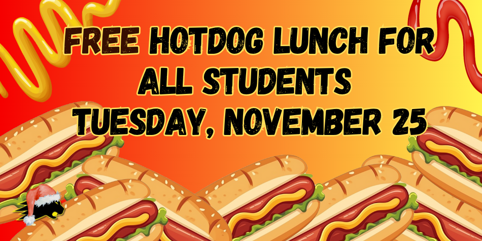 Free Hot Dog Lunch on November 25