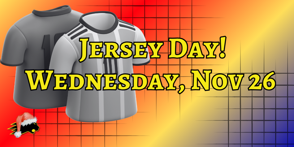Jersey Day on Novemnber 26