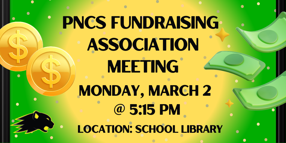 Fundraising Association Meeting on March 2 @ 5:15 pm