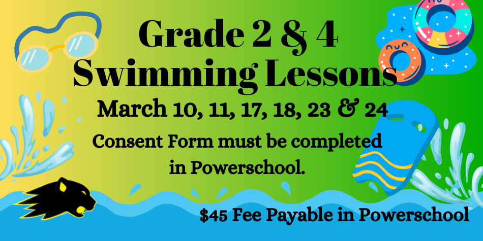 Grade 2 & 4 Swimming Lessons