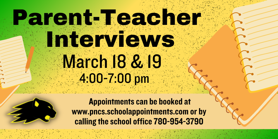 Parent-Teacher Interviews March 18 & 19
