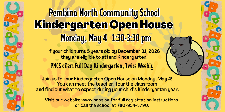 Kindergarten Open House on May 4