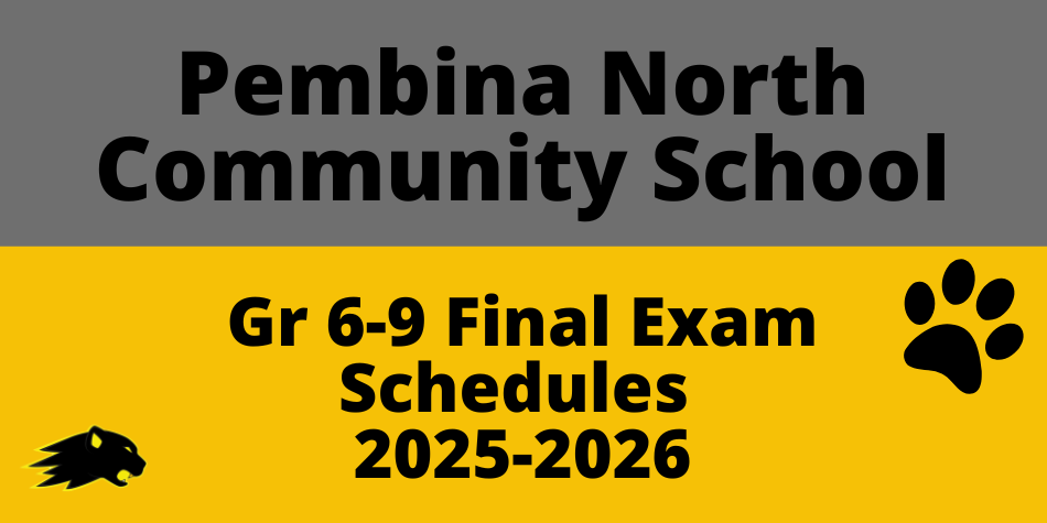 Gr 6-9 Final Exam / PAT Schedules