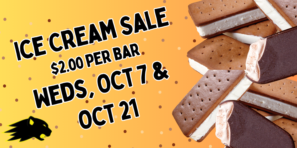 Ice Cream Sale – October 7 & 21