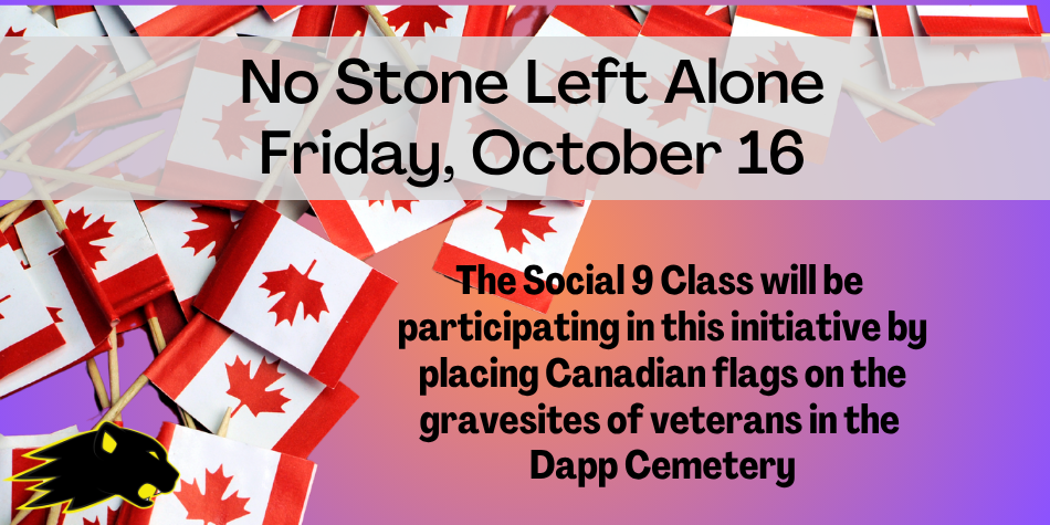 No Stone Left Alone – Gr 9 – Oct 16