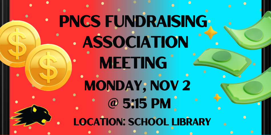 Fundraising Association Meeting on Nov 2 @ 5:15 pm
